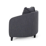 Rolex Round Modern Molfino Sectional Sofa - Luxe Maple