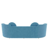 Perfecto Luxury Modern Suede Sofa Set