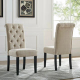 Mozo Luxury 4 Seater Dining Table in Beige - Luxe Maple