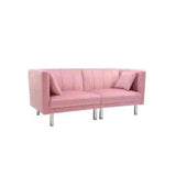 Dolcy Line Sofa Set in Pink