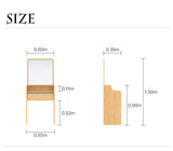 Practo Dressing Table In Plywood Mica - Luxe Maple
