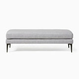 Mosco Lounger in Suede - Luxe Maple
