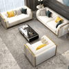 Bentley Luxury Chesterfield Sofa Set In Off White - Luxe Maple