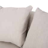 Rolex Round Modern Molfino Sectional Sofa - Luxe Maple
