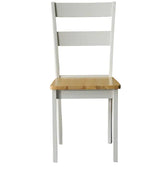 Smarty 6 Seater Dining Table in White Color - Luxe Maple