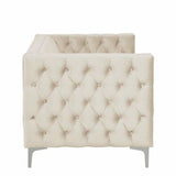 Livup Chesterfield Sofa Set - Luxe Maple