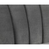 Mexican Round Modern Suede Sectional Sofa - Luxe Maple