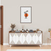 Keko Luxury Chest of Drawer in Laminate | Modern Storage Unit - Luxe Maple