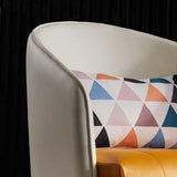 Moderno Upholstered Accent Chair - Luxe Maple