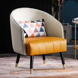 Moderno Upholstered Accent Chair - Luxe Maple