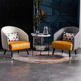 Moderno Upholstered Accent Chair - Luxe Maple