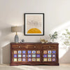 Nextra Sheesham Wood Sideboard Cabinet | Solid Wood Storage - Luxe Maple