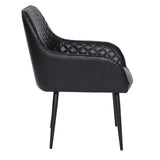 Roxanne Upholstered Arm Chair - Luxe Maple